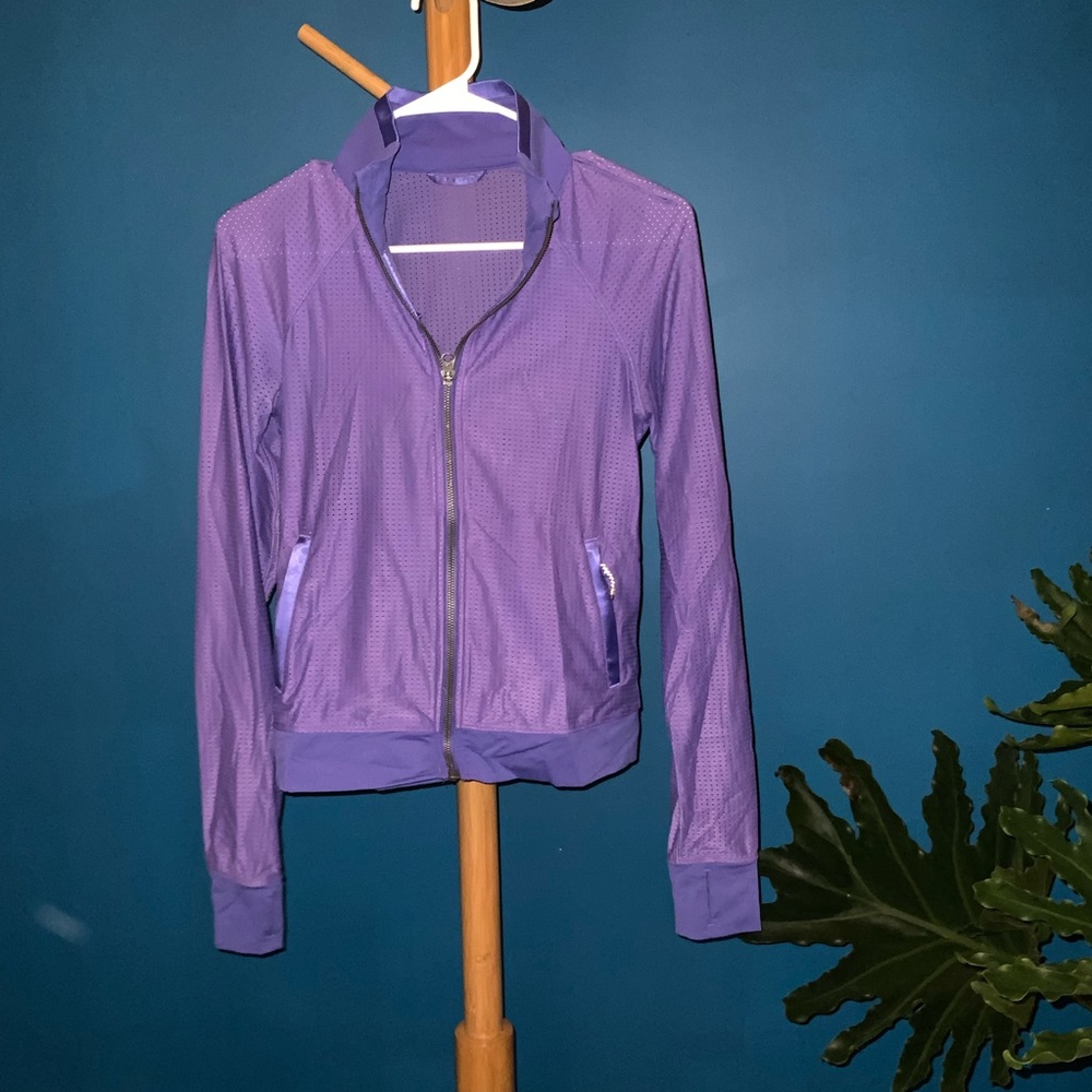 Lululemon mesh zip up sweatshirt
